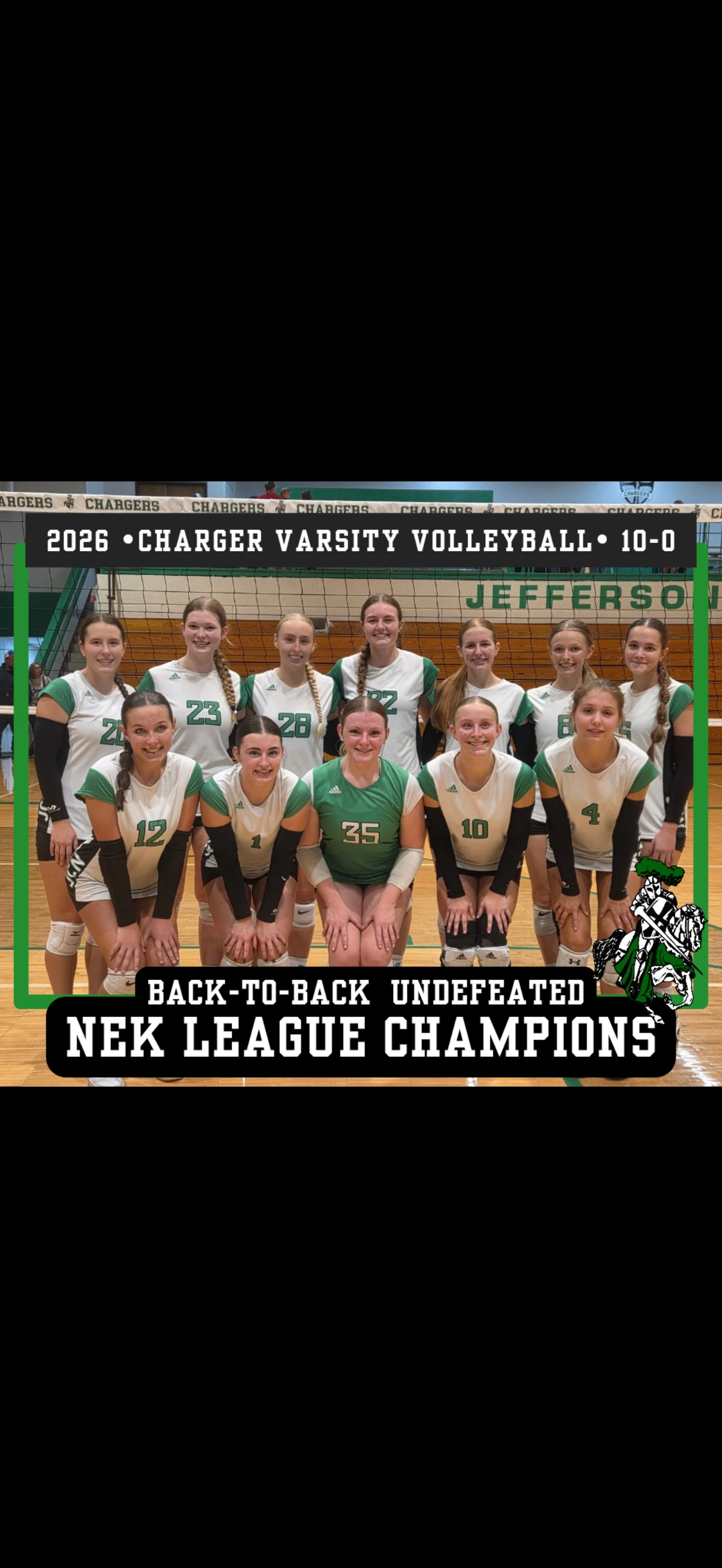 Jefferson County North Volleyball claims second straight undefeated league title